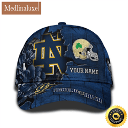 personalized ncaa notre dame fighting irish all over print baseball cap show your pride