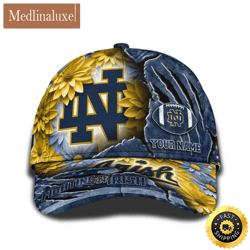 personalized ncaa notre dame fighting irish all over print baseball cap the perfect way to rep your team