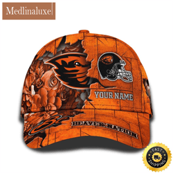 personalized ncaa oregon state beavers all over print baseball cap show your pride