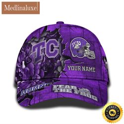 Personalized NCAA TCU Horned Frogs All Over Print Baseball Cap Show Your Pride