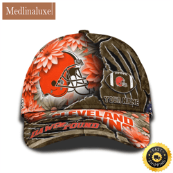 personalized nfl cleveland browns all over print baseball cap the perfect way to rep your team