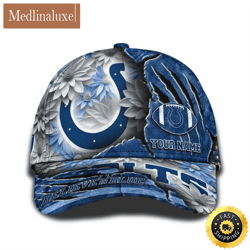 personalized nfl indianapolis colts all over print baseball cap the perfect way to rep your team