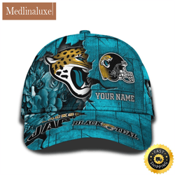 personalized nfl jacksonville jaguars all over print baseball cap show your pride