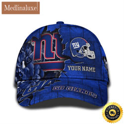 personalized nfl new york giants all over print baseball cap show your pride