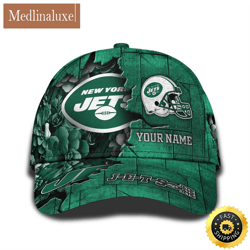 personalized nfl new york jets all over print baseball cap show your pride