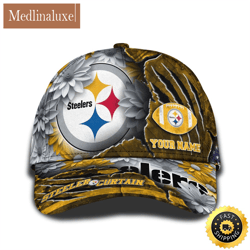 personalized nfl pittsburgh steelers all over print baseball cap the perfect way to rep your team