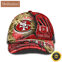 personalized nfl san francisco 49ers all over print baseball cap the perfect way to rep your team