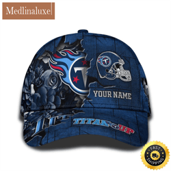 personalized nfl tennessee titans all over print baseball cap show your pride