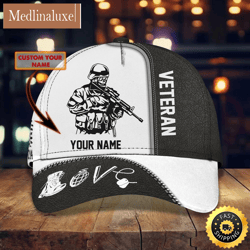 personalized us veteran all over print baseball cap a great gift for veterans day