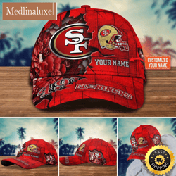 san francisco 49ers baseball cap flower custom trending cap