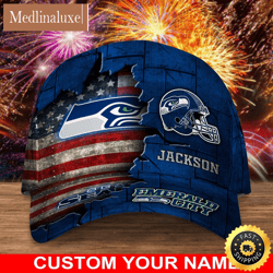 seattle seahawks baseball cap custom cap go sports teams