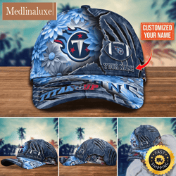 tennessee titans baseball cap flower new trending custom cap for fan