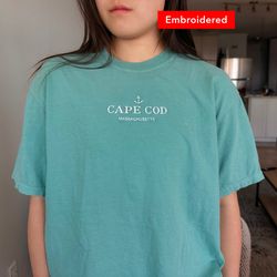 cape cod t-shirt, massachusetts tee, beach comfort colors shirt