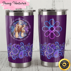 you belong somewhere you fell free hippie stainless steel tumbler for men and women