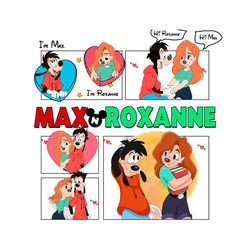 max and roxanne valentine day couple png