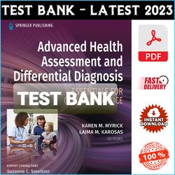 advanced health assessment and differential diagnosis essentials 1st edition myrick - test bank