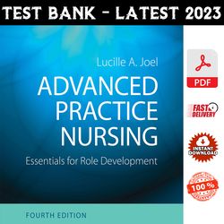 test bank for advanced practice nursing essentials for role development 4th edition by joel - pdf