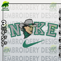 ncaa embroidery files, nike stetson hatters embroidery designs, machine embroidery files, ncaa stetson hatters