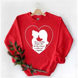 mother and daughter sweatshirt, girl mom sweatshirt, girl mama shirt, mothers day shirt, gift for mom, heart shirt, mom