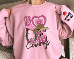 love cowboys sweatshirt, cowboys love sweatshirt, cowboys shirt, womans shirt, team apparel, game day, love sweatshirt