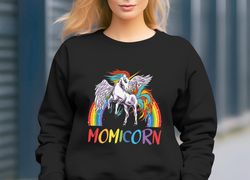 momicorn sweatshirt, mom unicorn sweatshirt, mothers day gift, mom birthday party gift, magical mama sweatshirt, super m