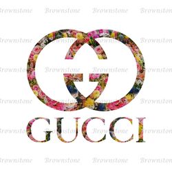 Gucci Floral Logo Png, Logo Png, Gucci Design, Gucci Logo Png, Brand Logo Png, Luxury Png, Fashion Logo Png126
