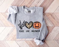 peace love halloween sweatshirt, sanderson sisters,happy halloween shirt,halloween witches,halloween shirt,halloween par