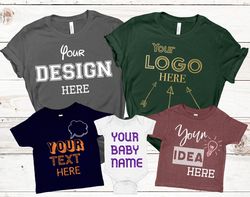 personalized shirt, add your own text, custom logo shirts, custom design shirt, customized shirts, custom text on shirt,