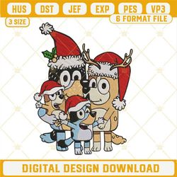 bluey family merry christmas embroidery design files.jpg