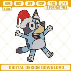 bluey merry christmas embroidery design files.jpg