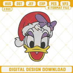 christmas daisy duck machine embroidery design file.jpg