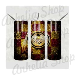 Washington Football Team Tumbler, Washington Football Team Wrap, Washington Football Team Design, NFL Tumbler Png, Sport