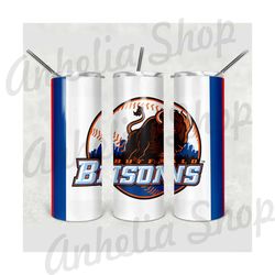 Buffalo Bisons Tumbler, Buffalo Bisons Wrap, Buffalo Bisons Design, MLB Tumbler Png, Sport Tumbler, Mlb Wrap, Mlb 20oz