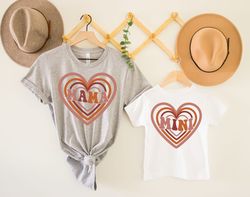 retro heart mama shirt, mini shirt, mama mini matching shirt, mamas girl shirt, mama mini arrow shirt, mama shirt, mini