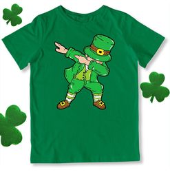 leprechaun t-shirt, kids st patricks shirt, dabbing leprechaun, boys saint patricks day outfit, girls st patricks tee, s