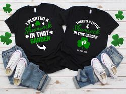 st patricks day pregnancy announcement shirt, baby shower st patty day t-shirt, funny couples st paddy day, mom dad matc