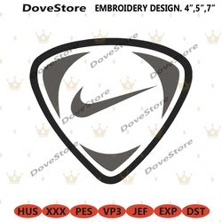 nike football logo black embroidery instant download