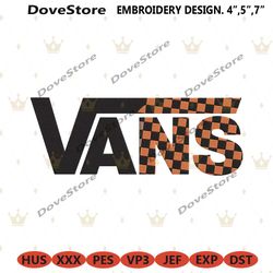 vans logo caro embroidery design download