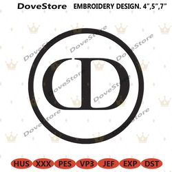 dior basic logo embroidery design download