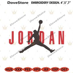 jordan air brand logo name with symbol embroidery download file