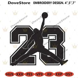 jordan 23 varsity logo symbol embroidery instant download