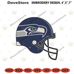 seattle seahawks football helmet logo machine embroidery