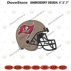 tampa bay buccaneers football helmet logo machine embroidery