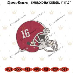 alabama crimson tide football helmet logo machine embroidery