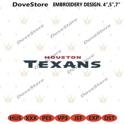 houston texas logo embroidery design, nfl logo machine embroidery files, houston texas embroidery