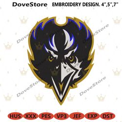 baltimore ravens embroidery files, nfl embroidery files, baltimore ravens file