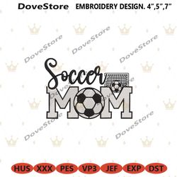soccer mom embroidery download, soccer mom ball machine embroidery design files, mom embroidery instant downloads digita