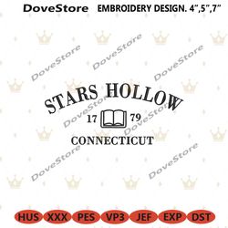 star hollow connecticut embroidery instant digital, star hollow 1779 machine embroidery design files, star hollow embroi