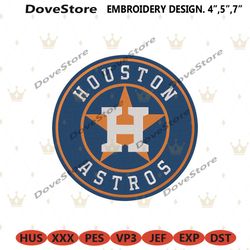 houston astros logo embroidery, houston embroidery file, houton astros mlb embroidery