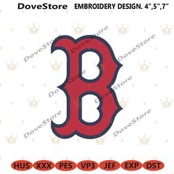 boston red sox logo machine embroidery digitizing